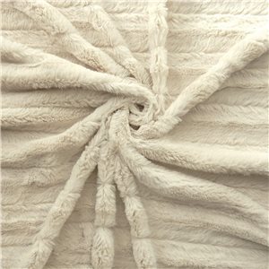 Wholesale Minky Animal Fabric Mink Natural 20 yard bolt