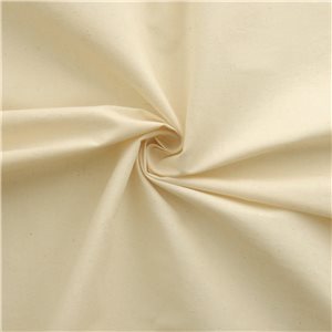 Wholesale 62" Organic Cotton Muslin Fabric Unbleached 50 yard roll