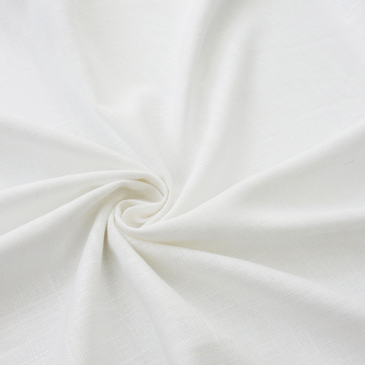 Wholesale Rennes French Linen-Rayon Fabric 120" White 25 yard roll - Image 2