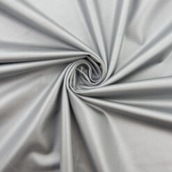 SALE Foil Spandex Fabric 2040 Matte Silver, by the yard