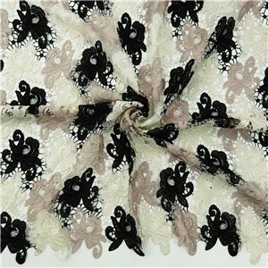 SALE Guipure Venice Lace 5138 Dusty Mauve, by the yard