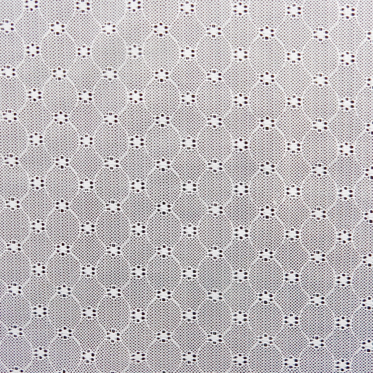 SALE Stretch Lace Fabric 6363 Bright White, by the yard - Image 3