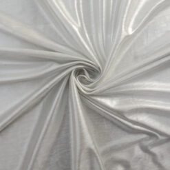 SALE Liquid Lame Fabric 6375 Silver/White, by the yard