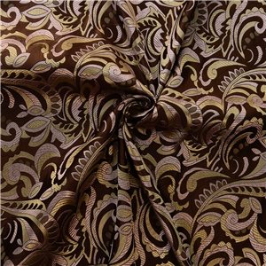 30" Silk Brocade Fabric Large Paisley 24 Lilac 15 yard bolt