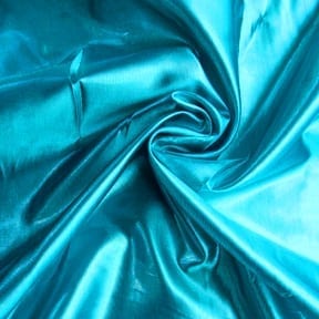 Splendor 60" Lame Fabric Turquoise, by the yard