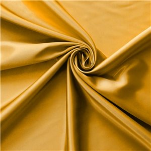 Wholesale Stretch Charmeuse Fabric Gold 35 yard roll