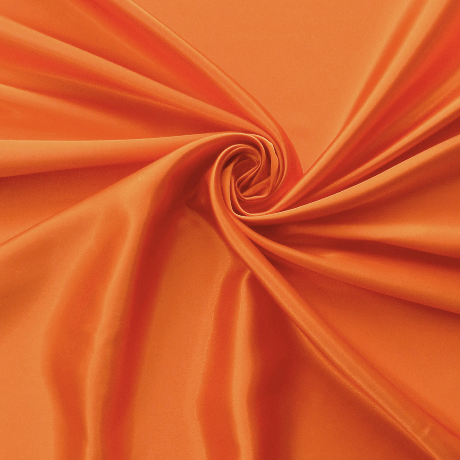 Wholesale Stretch Charmeuse Fabric Orange 65 yard roll