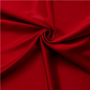 Wholesale Stretch Charmeuse Fabric Valentine Red 35 yard roll