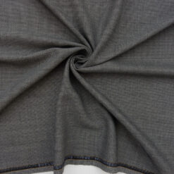 Super 110s Wool Fabric Tweed 35 Charcoal-Gray, by the yard