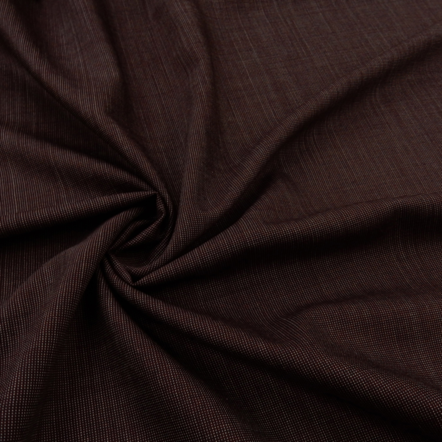 Super 110s Wool Fabric Tweed 38 Wine-Gray, by the yard - Image 2