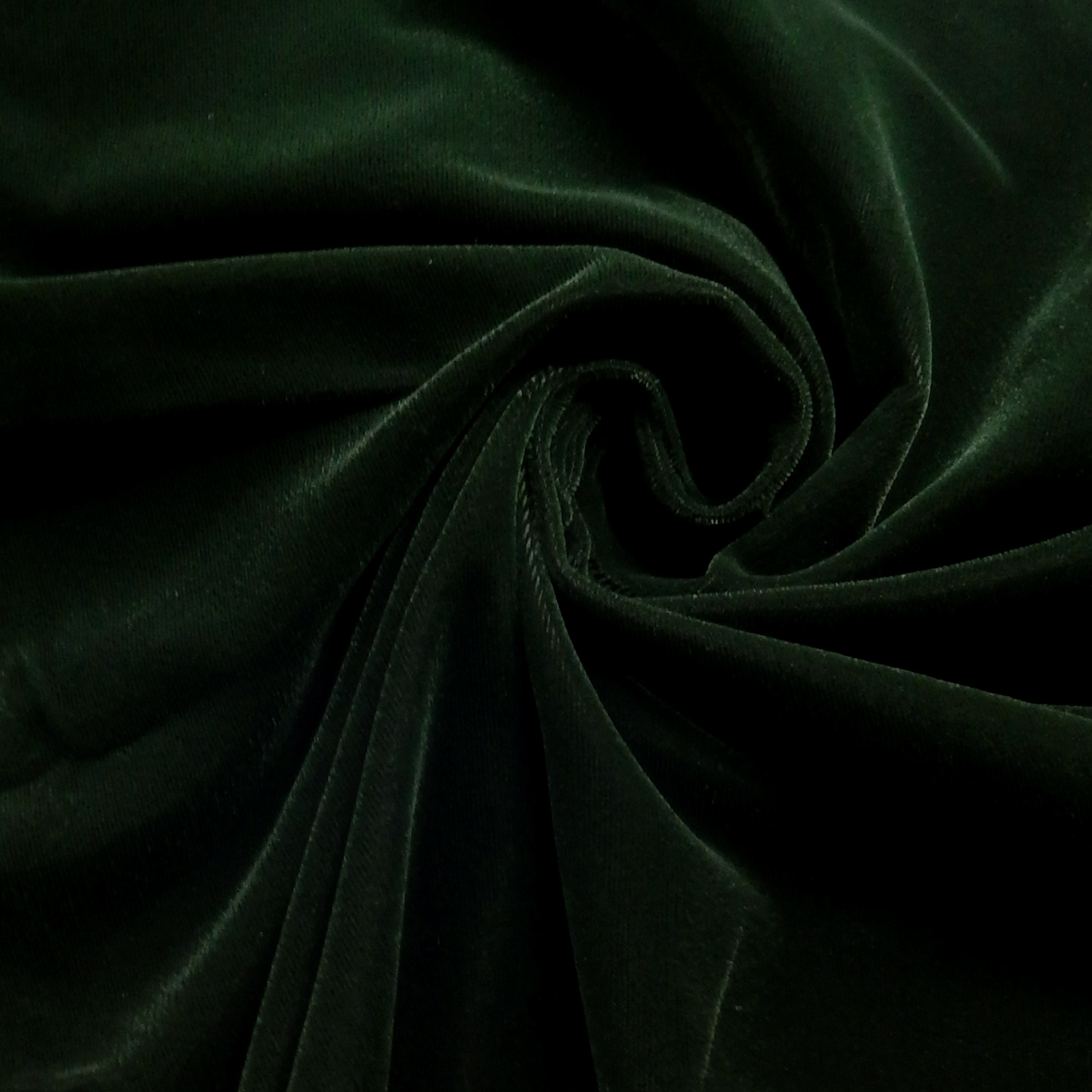 Wholesale Triple Velvet Fabric Hunter Green 30 yard bolt
