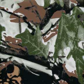 SALE Vinyl Camouflage Fabric Winter, by the yard
