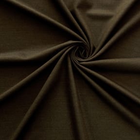 Italian Super 100s Wool Flannel Fabric Birchwood, by the yard