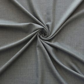 Wholesale Italian Super 100s Wool Flannel Fabric Gray 25 yard bolt
