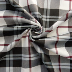 Wholesale Yarn Dyed Taffeta Plaid Fabric Ivory 25 yard bolt