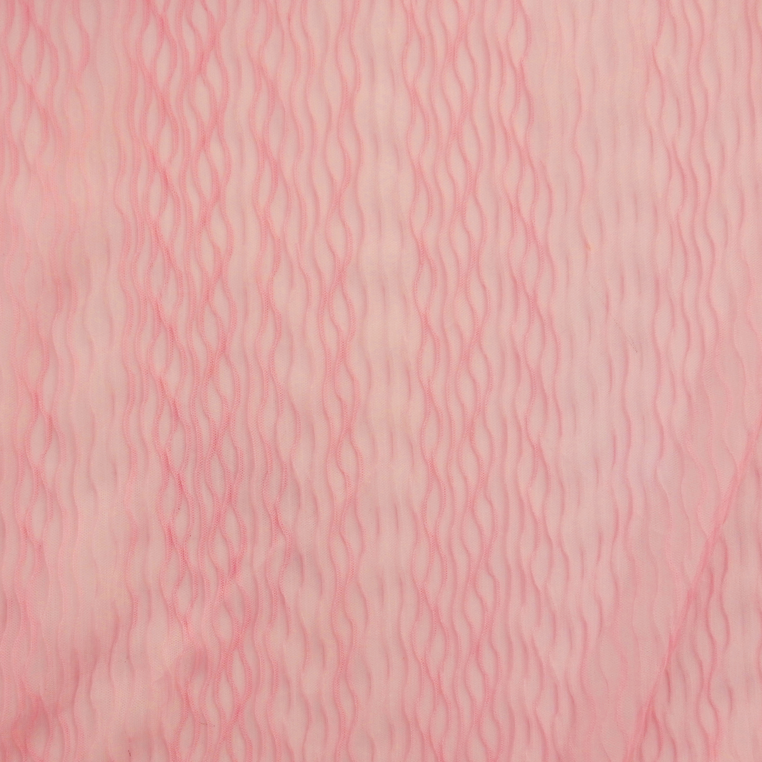 1 Yard SALE - Pleated Stretch Mesh Fabric SC14 Pink - Image 4