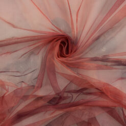 SALE Floral Batik Printed Stretch Mesh Fabric 6731 Mauve, by the yard