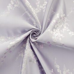 60" Chinese Brocade Fabric Dogwood Lilac, by the yard