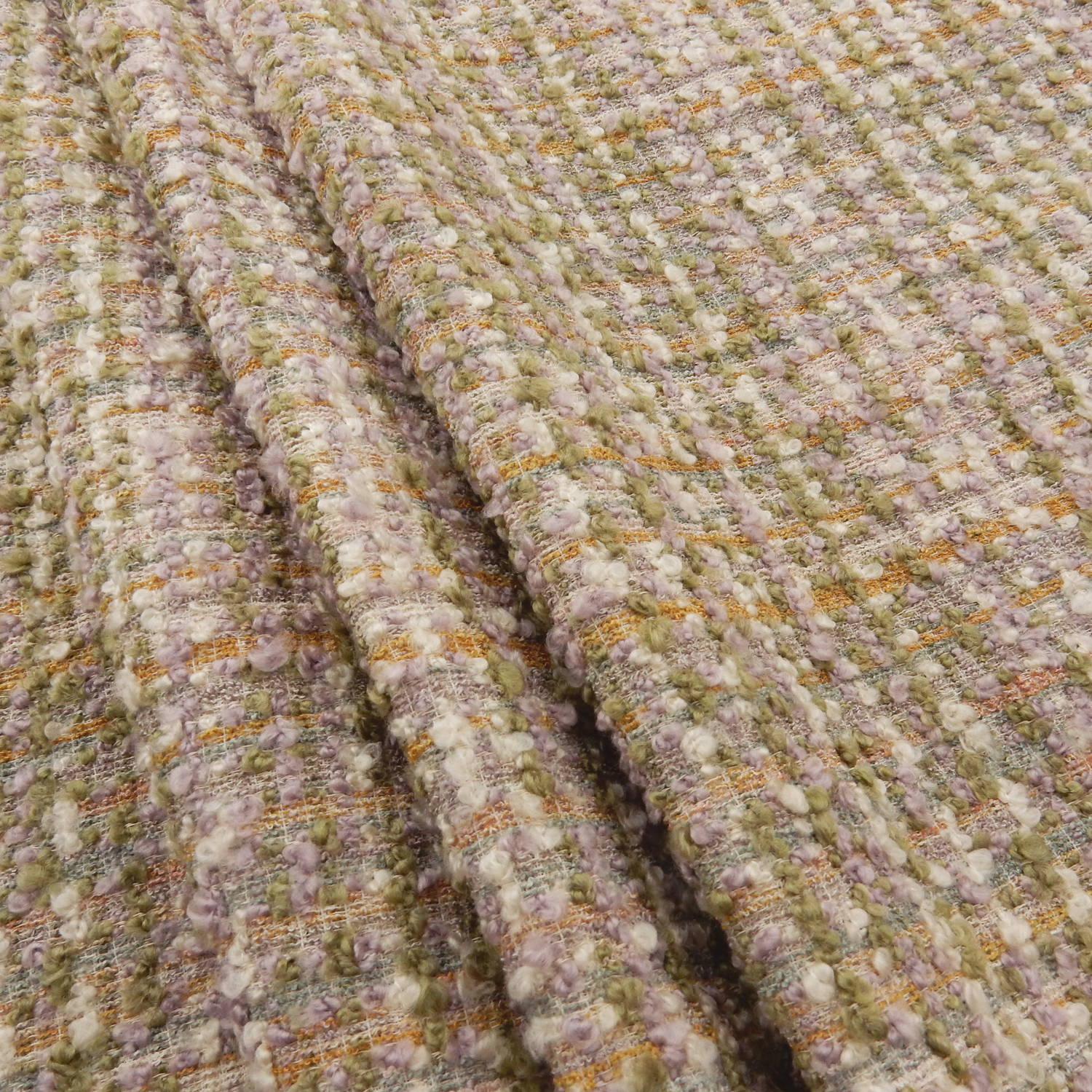 Wholesale Boucle Upholstery Fabric Lavender 25 yard roll