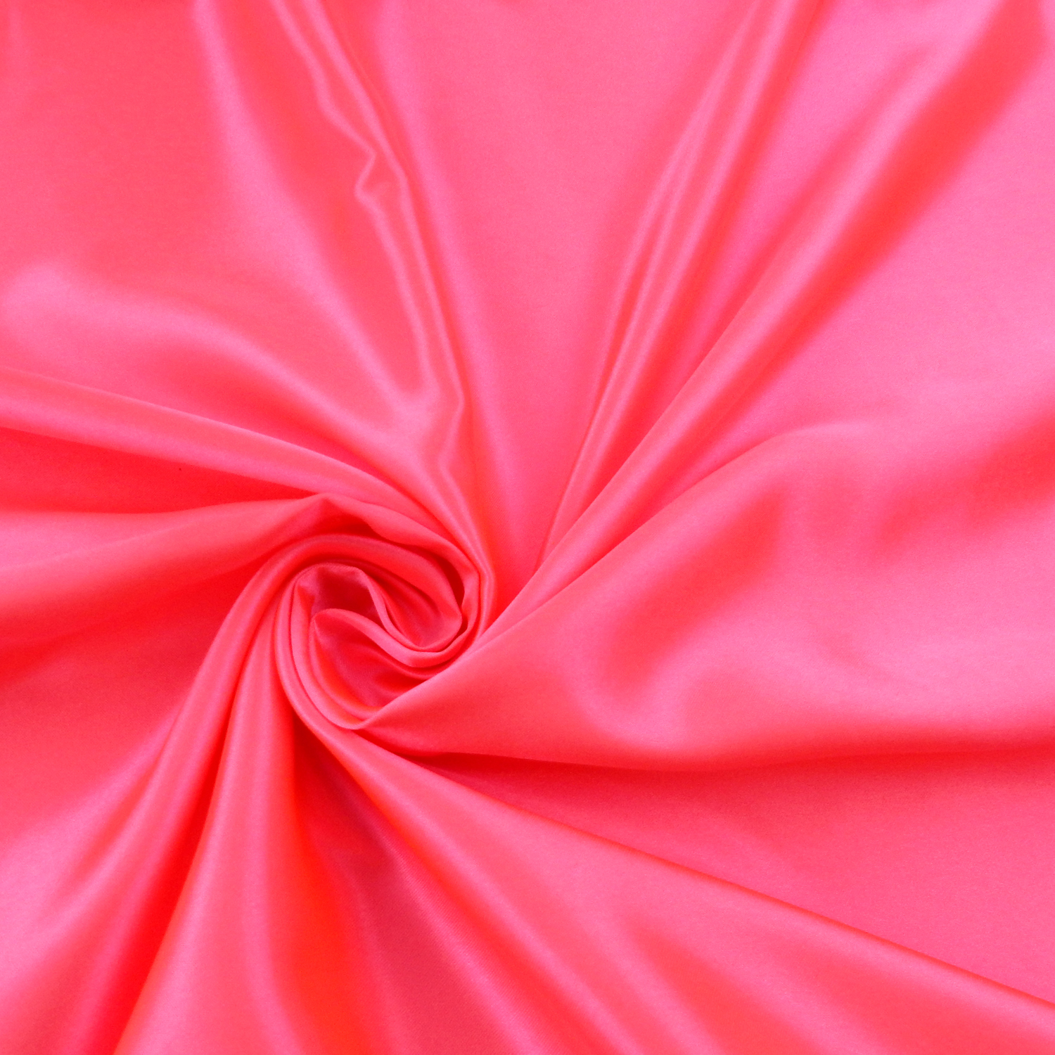 Sale Charmeuse Fabric Neon Fuschia, by the yard - Image 2