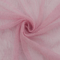 10 Yard Cut - SALE Sparkle Pleated Stretch Mesh Fabric SG106 Dusty Pink