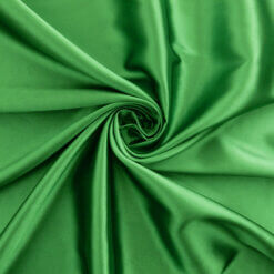 Wholesale Stretch Charmeuse Fabric Emerald 35 yard roll