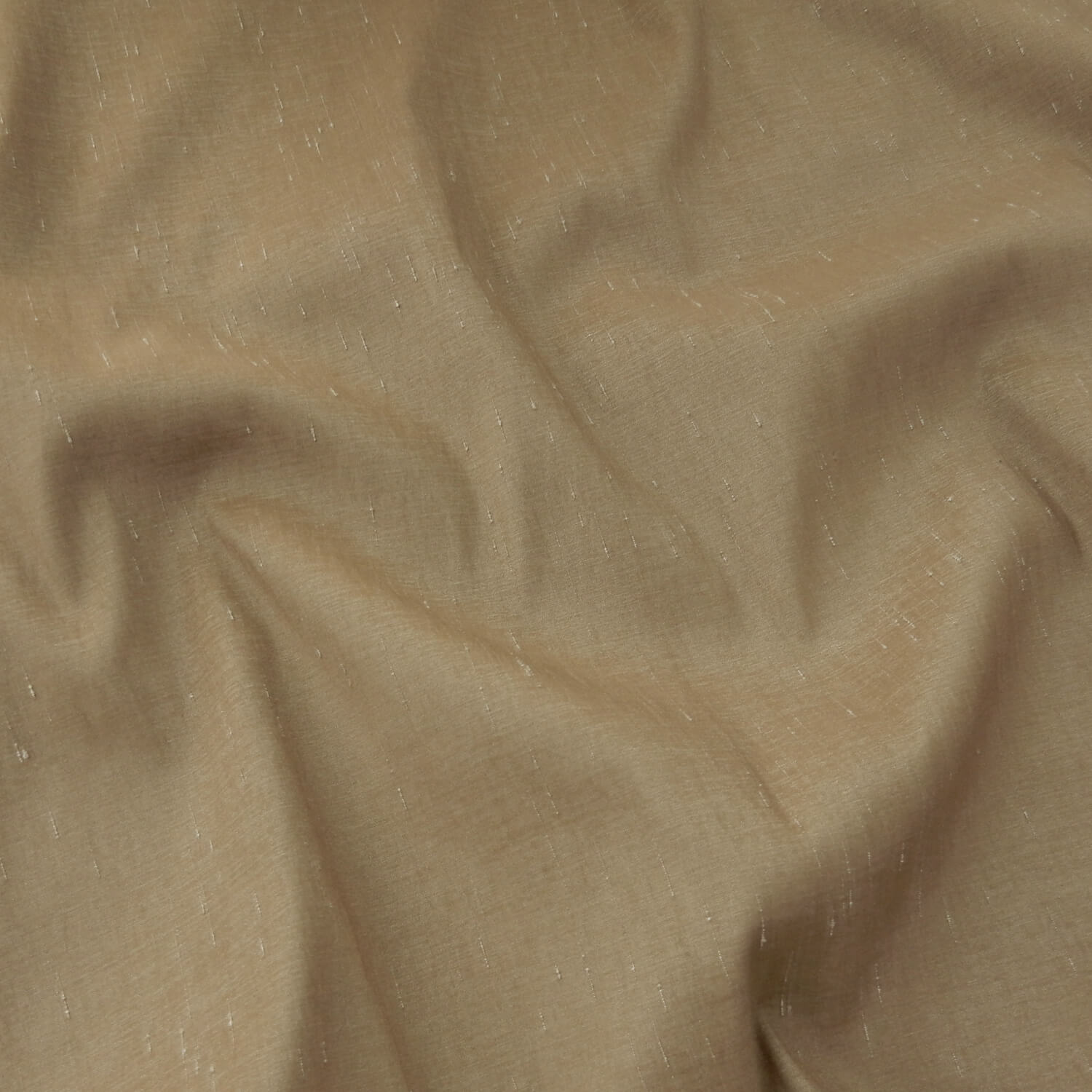 3.75 Yard Cut – SALE Stretch Two-Tone Shantung Fabric XS957 Taupe - Image 3
