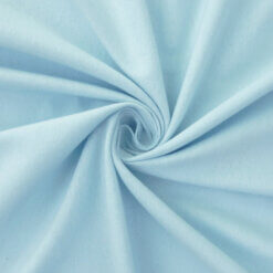 100% Cotton Flannel Fabric Baby Blue, by the yard