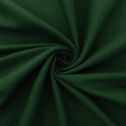 100% Cotton Flannel Fabric Hunter Green, by the yard