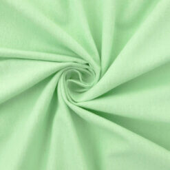 100% Cotton Flannel Fabric Mint, by the yard