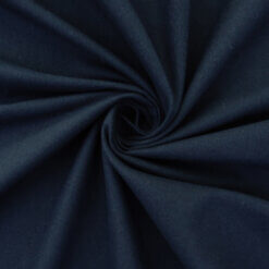100% Cotton Flannel Fabric Navy Blue, by the yard