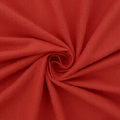 100% Cotton Flannel Fabric Red, by the yard