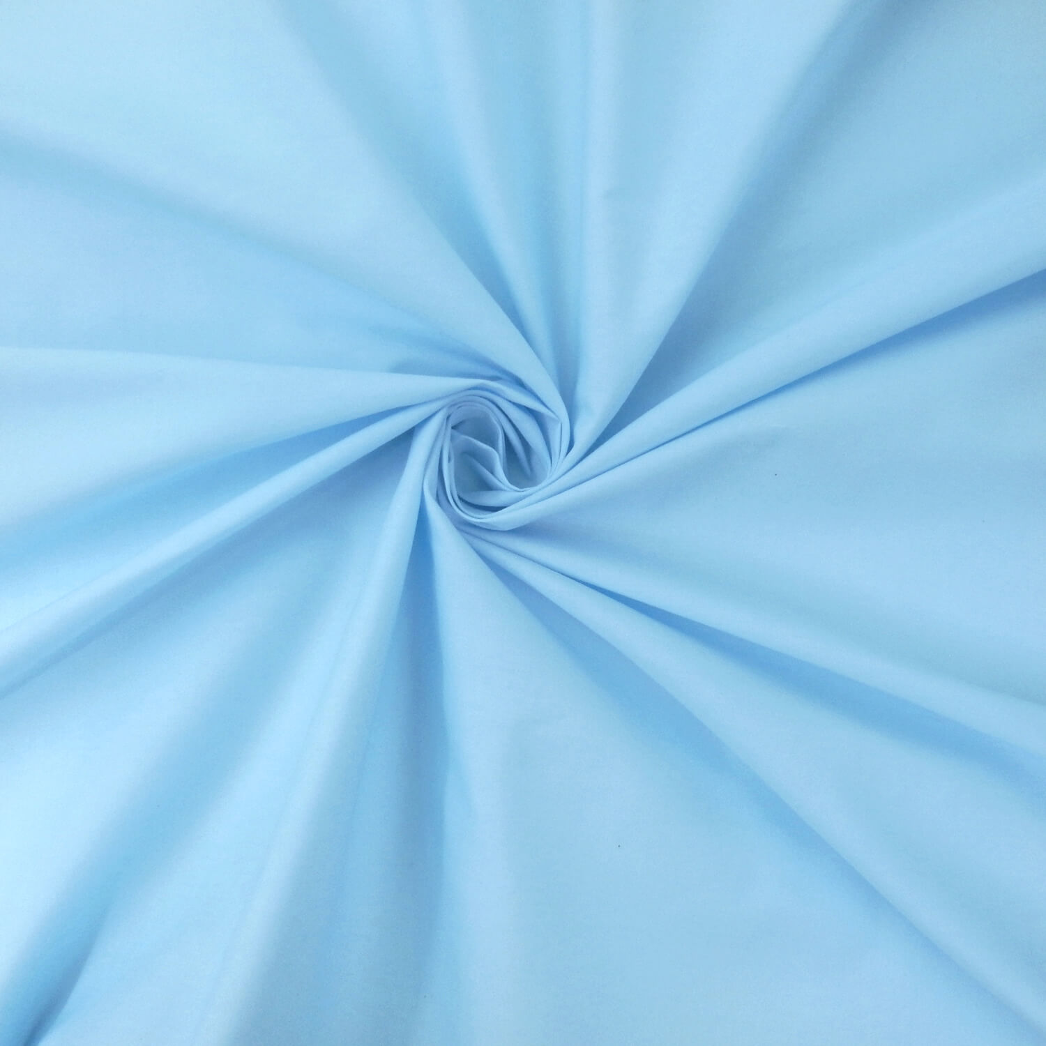 Wholesale 60" Broadcloth Fabric Baby Blue 25 yard bolt - Image 2