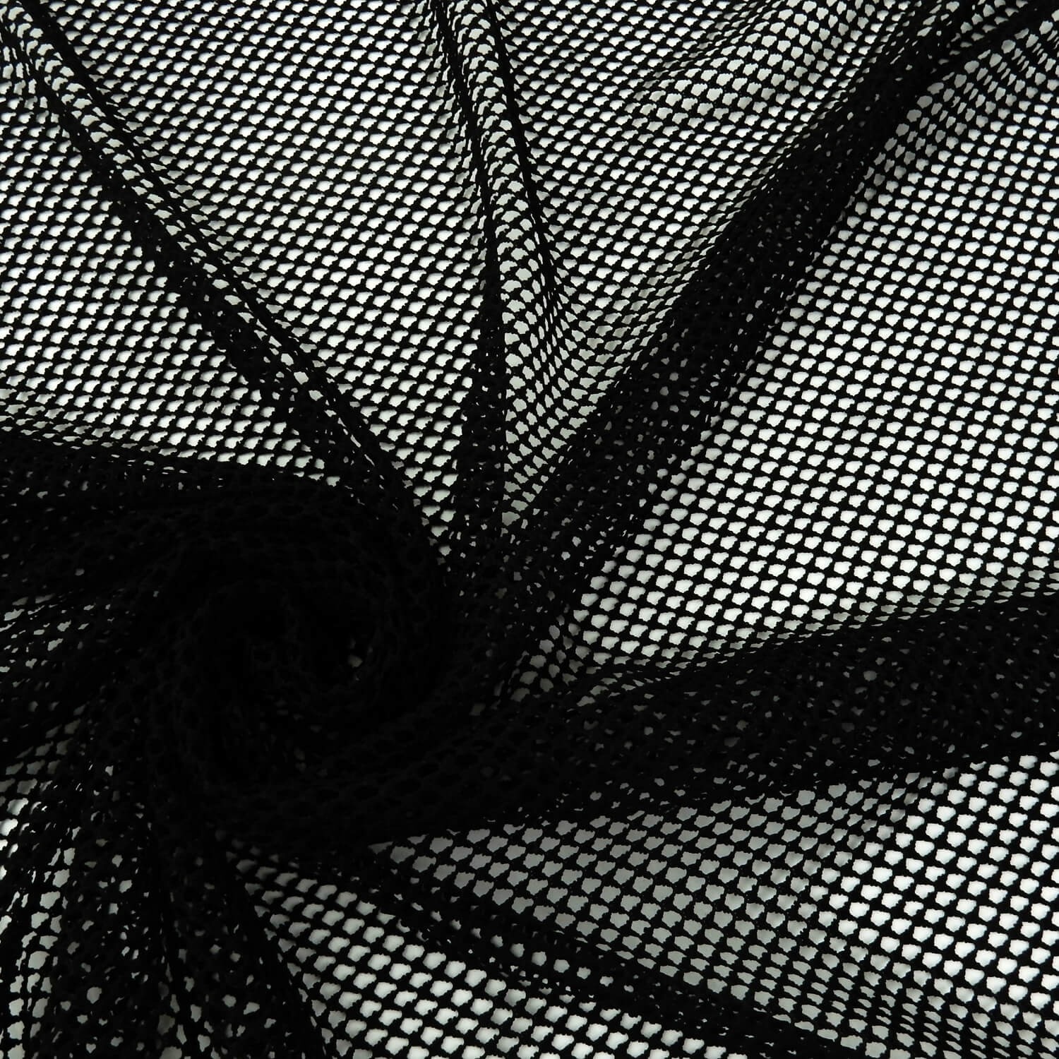 SALE Stretch Fishnet Fabric 6766 Black, by the yard - Image 3