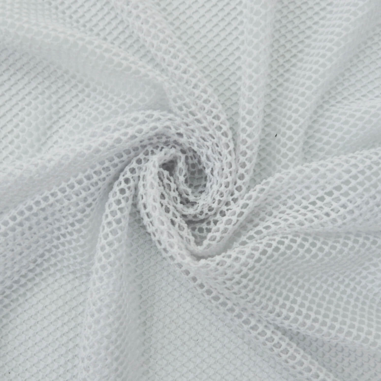SALE Stretch Fishnet Fabric 6769 White, by the yard