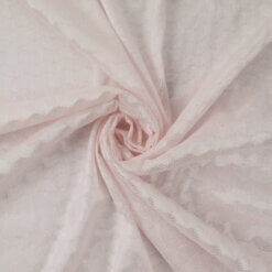 SALE Embroidered Stretch Mesh Lace Fabric 6778 Pink Puff, by the yard