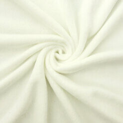 Wholesale Double-Sided Minky Fleece Fabric Ivory 20 yard bolt