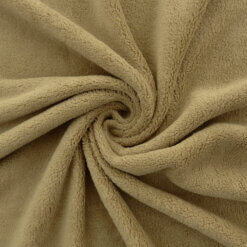 Wholesale Double-Sided Minky Fleece Fabric Taupe 20 yard bolt