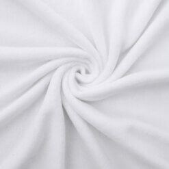 Wholesale Double-Sided Minky Fleece Fabric White 20 yard bolt