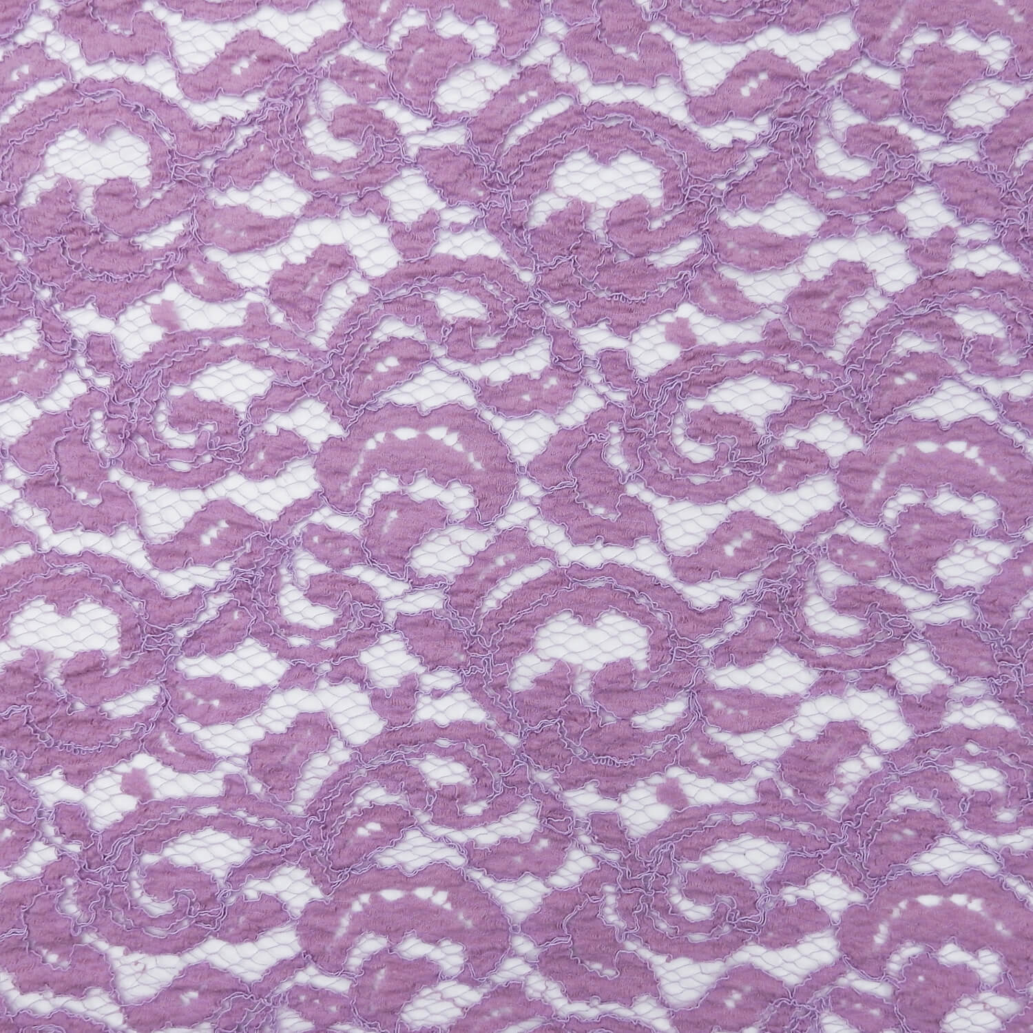 SALE Re-Embroidered Lace Fashion 6907 Lilac, by the yard - Image 4