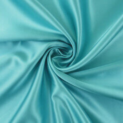 Sale Charmeuse Fabric Aquamarine, by the yard