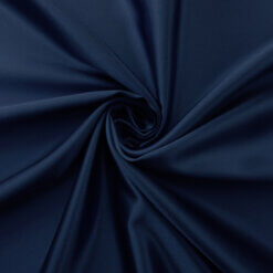 SALE Charmeuse Fabric Navy Blue, by the yard