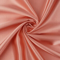 2.5 yard pre-cut – SALE Jubilant Bridal Satin Fabric Coral