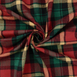 Flannel Yarn Dyed Christmas Plaid Fabric Red/Green 20 yard bolt