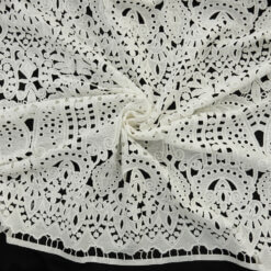 SALE Venice Lace Guipure Fabric Light Ivory 6817, by the yard