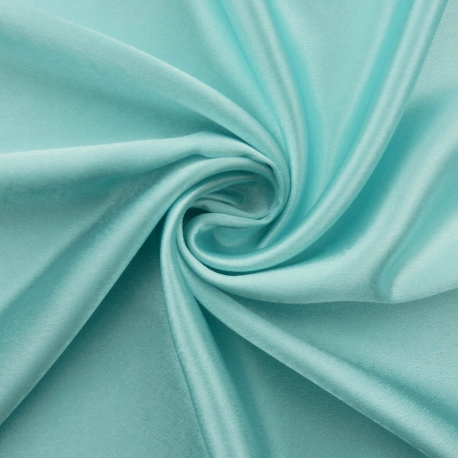 Crepe Back Satin Fabric Aqua 25 yard bolt