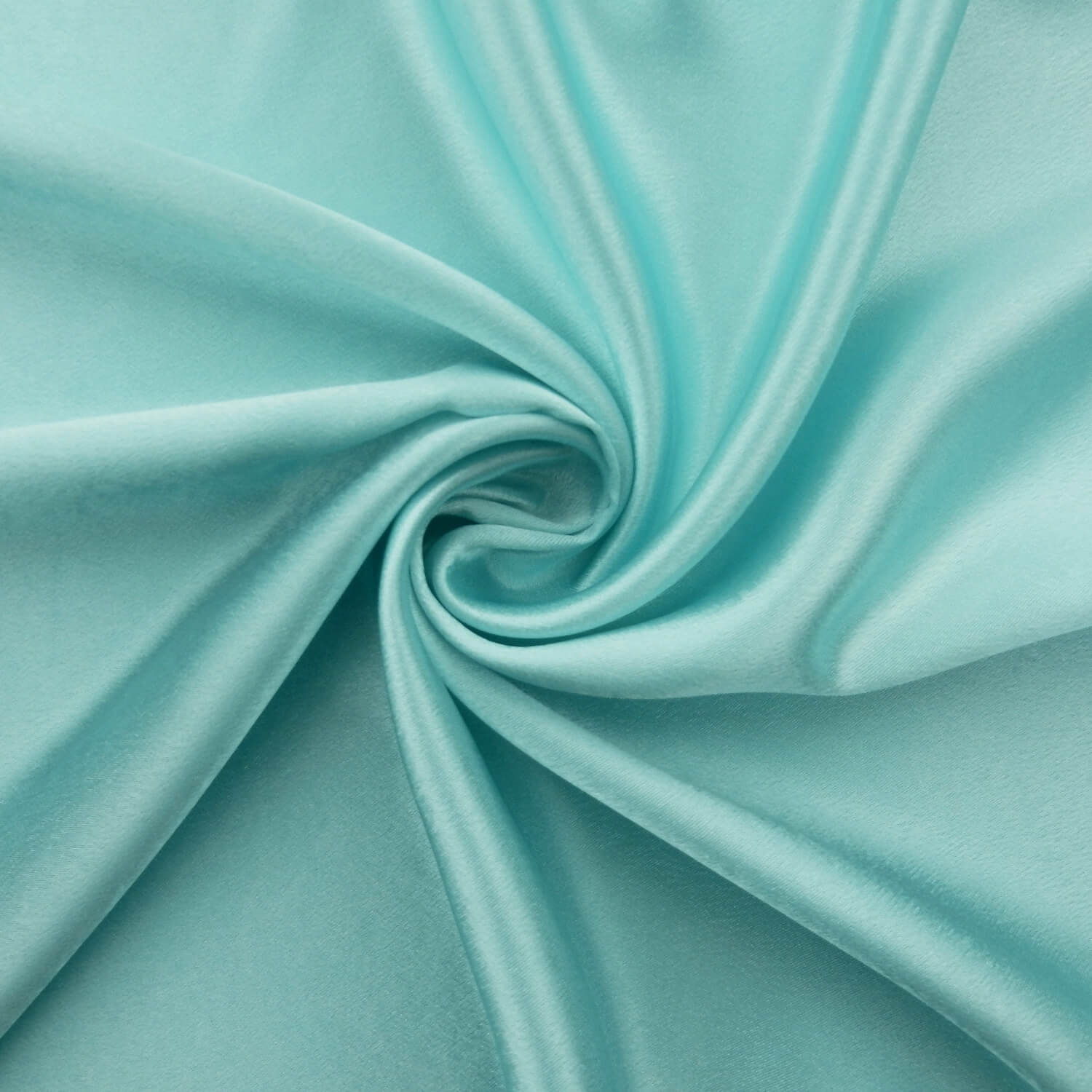 Crepe Back Satin Fabric Aqua 25 yard bolt - Image 3