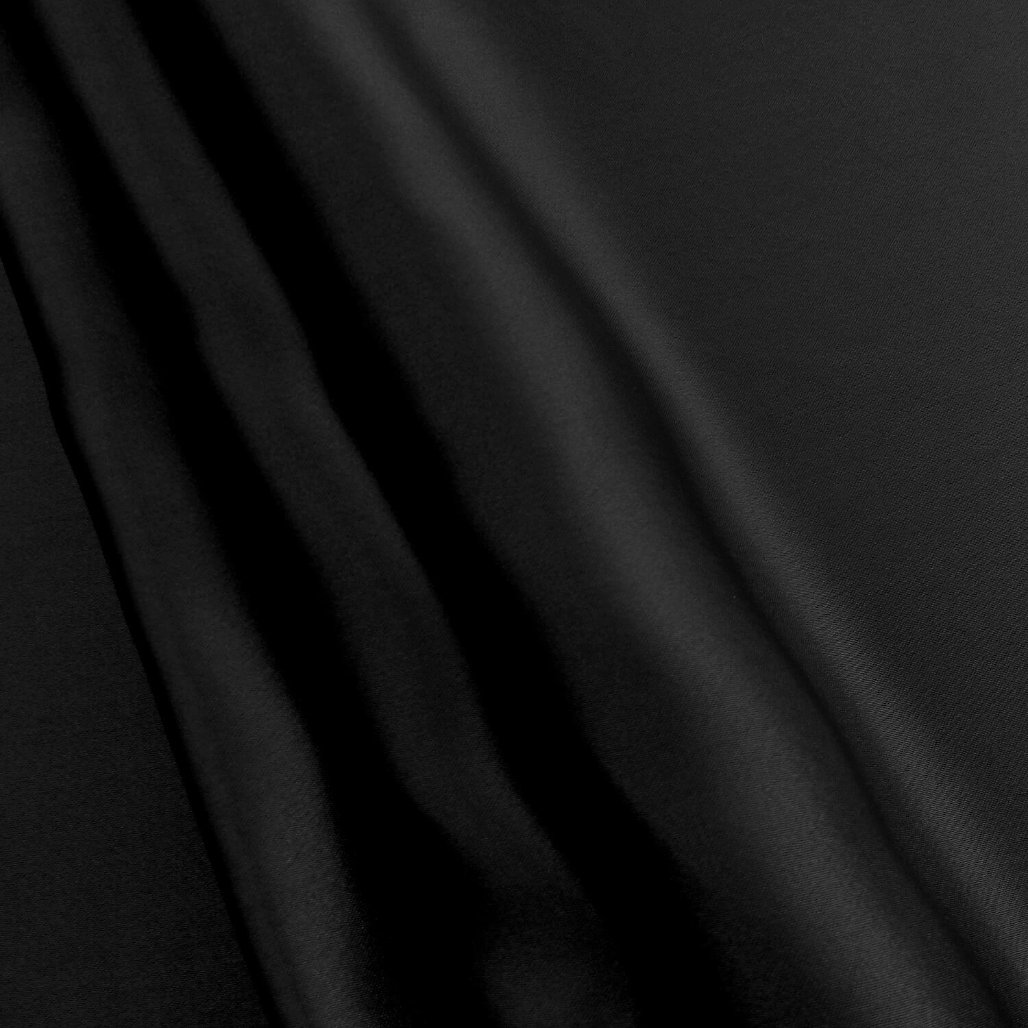 Crepe Back Satin Fabric Black 25 yard bolt - Image 6