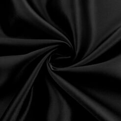 Wholesale Crepe Back Satin Fabric Black 75 yard roll