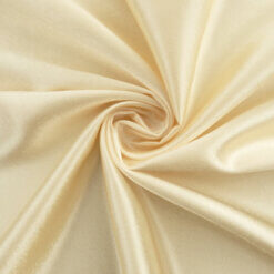 Wholesale Crepe Back Satin Fabric Cream 75 yard roll